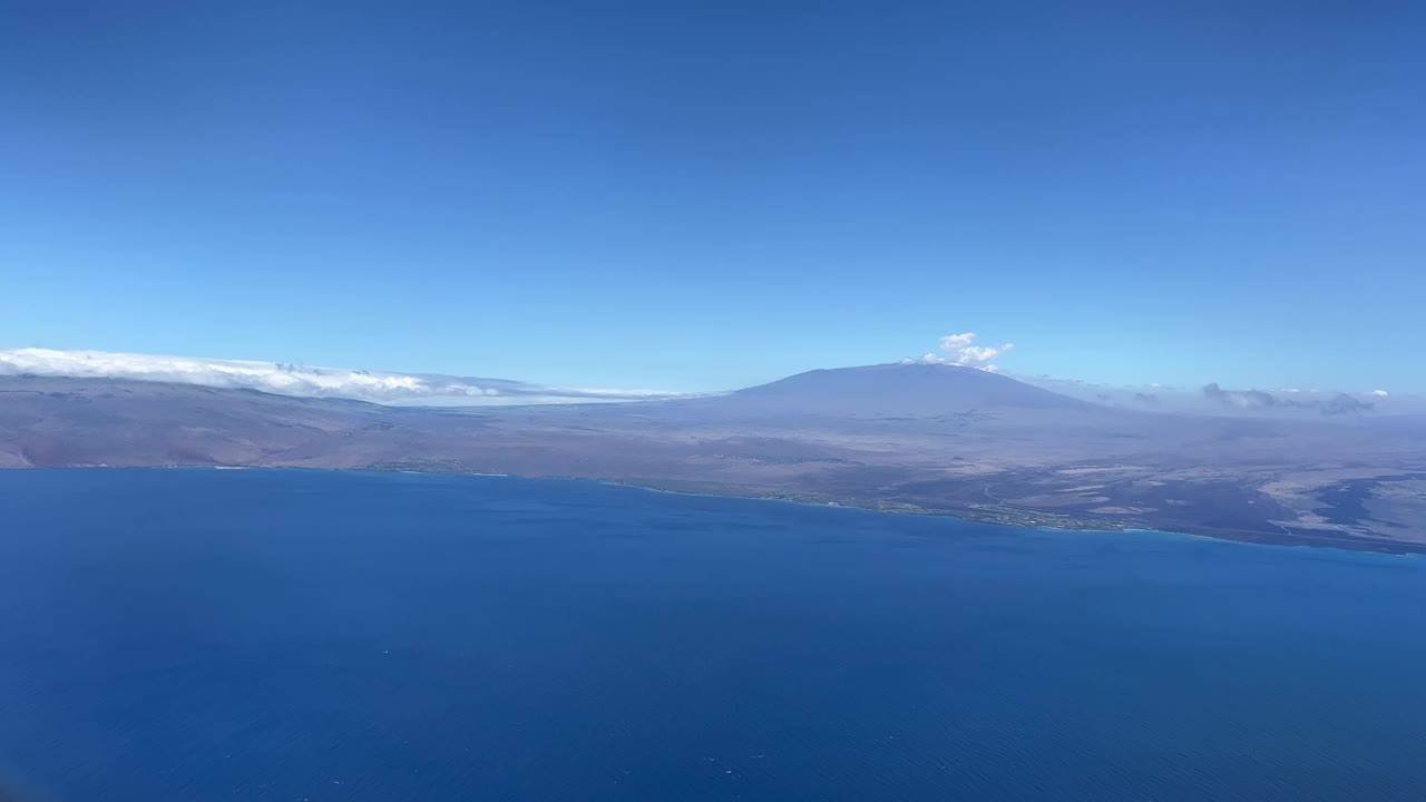 科纳海岸鸟瞰图视频素材