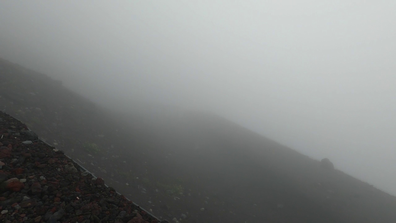 富士山的山道视频素材