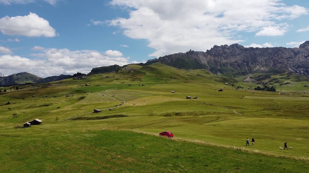 三色Olpe, Dolomian, Trentino Altodig，意大利视频素材