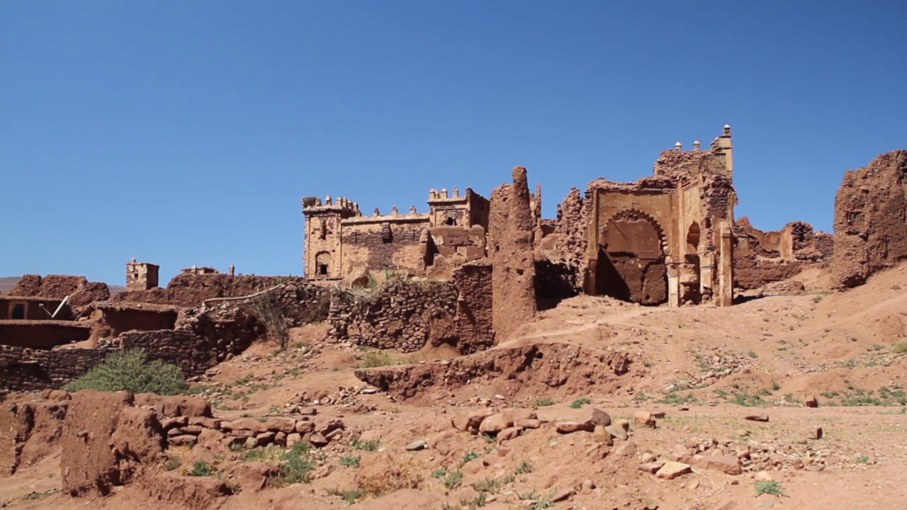 Telouet Kasbah，摩洛哥，北非视频素材