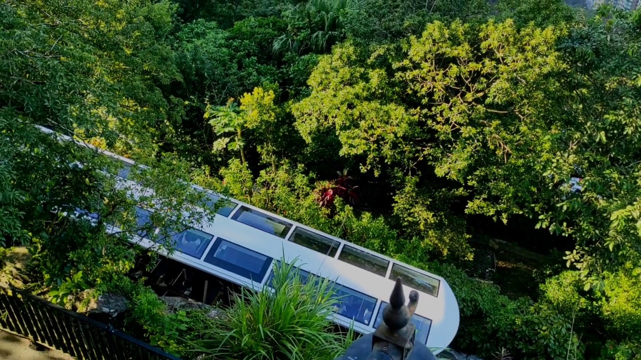 第六代香港山顶电车视频素材