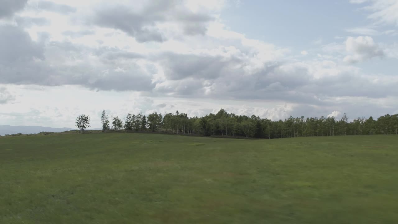 森林和天空/日本北海道视频素材