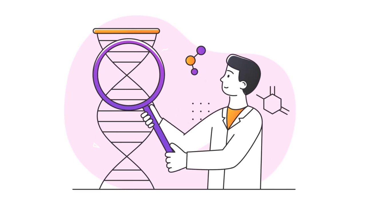 实验室视频概念的科学研究视频素材