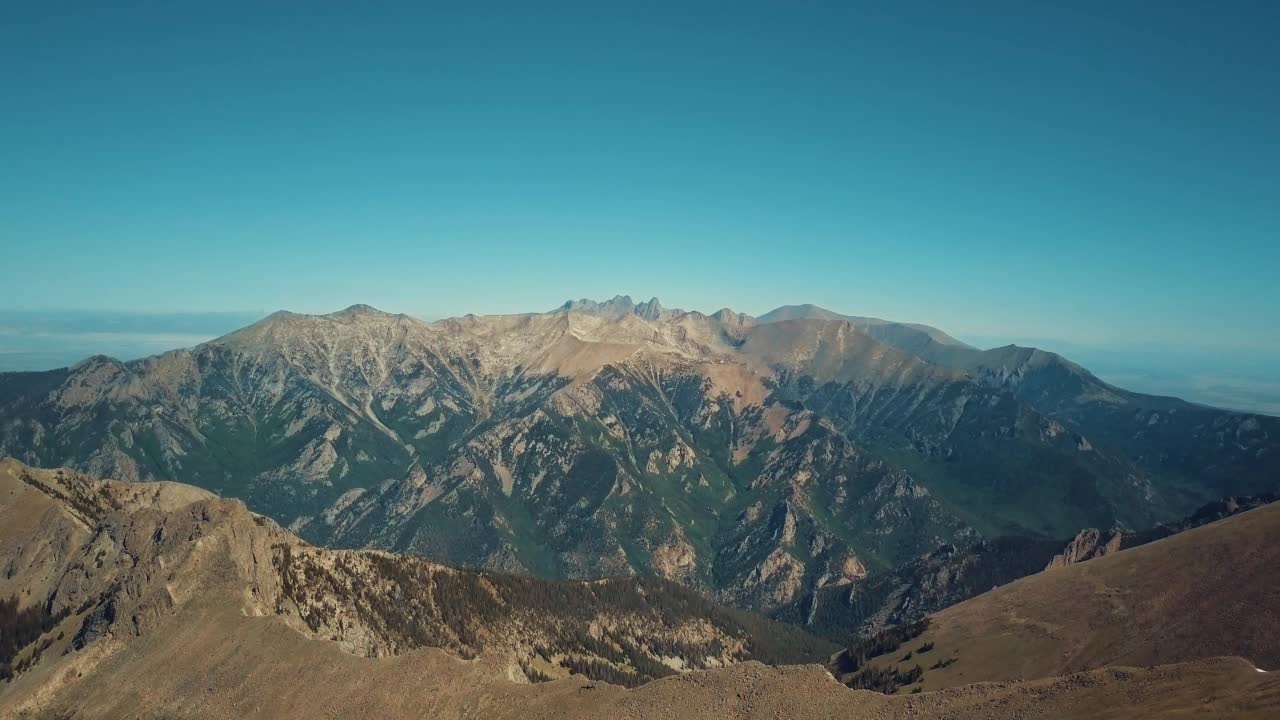 4k无人机- Sangre de Cristo山脉，科罗拉多州落基山脉视频素材