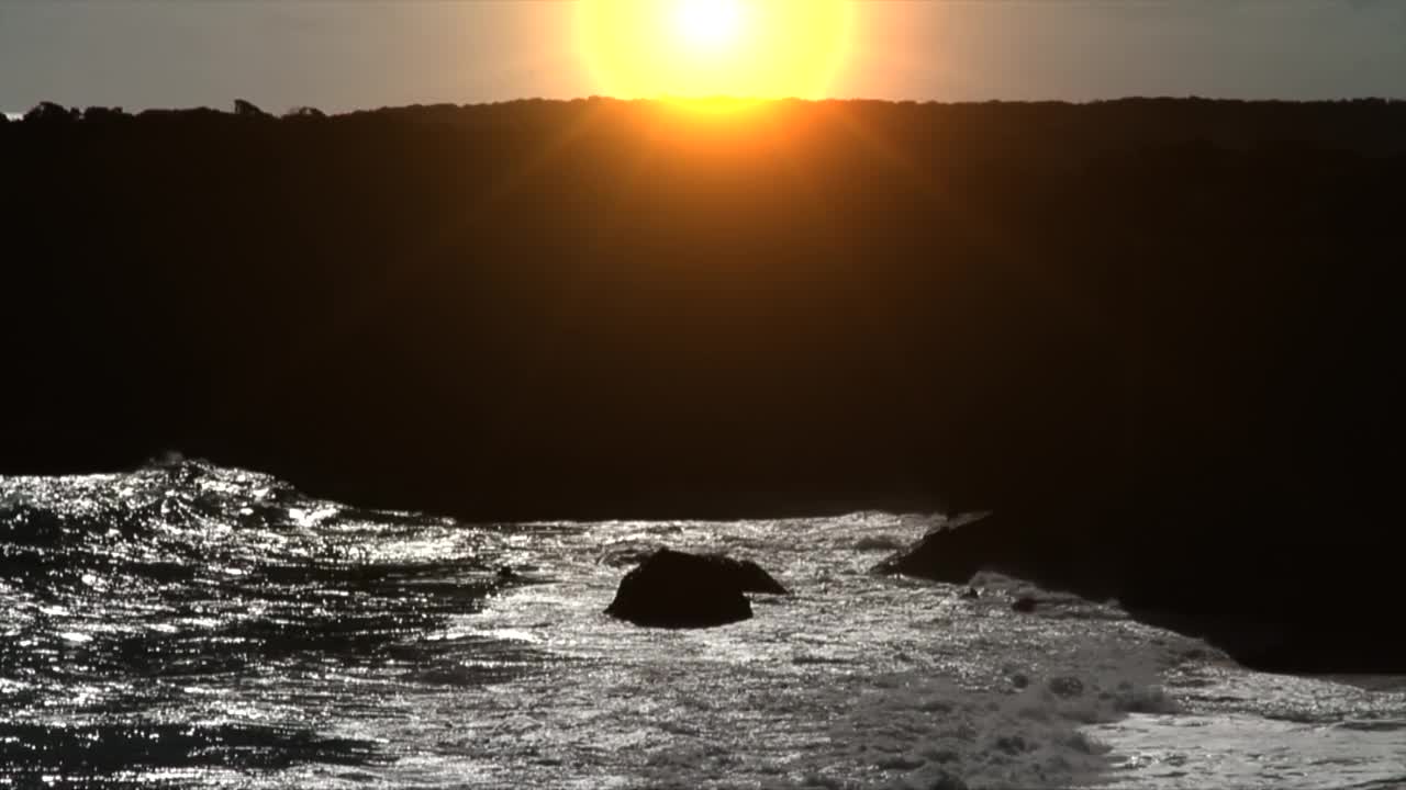 惊人的海岸线视频素材