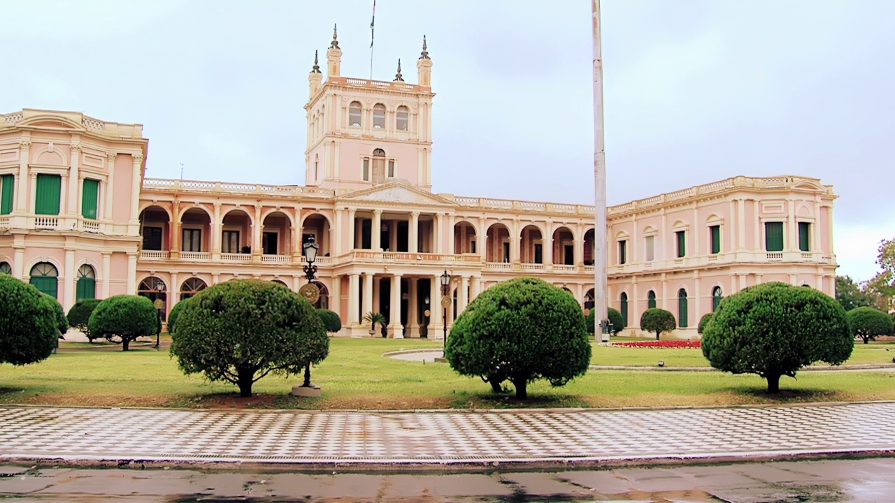 Palacio de Lopez(西班牙语Palazzo Lopez)是巴拉圭总统的办公场所，也是巴拉圭政府在亚松森的所在地。视频素材