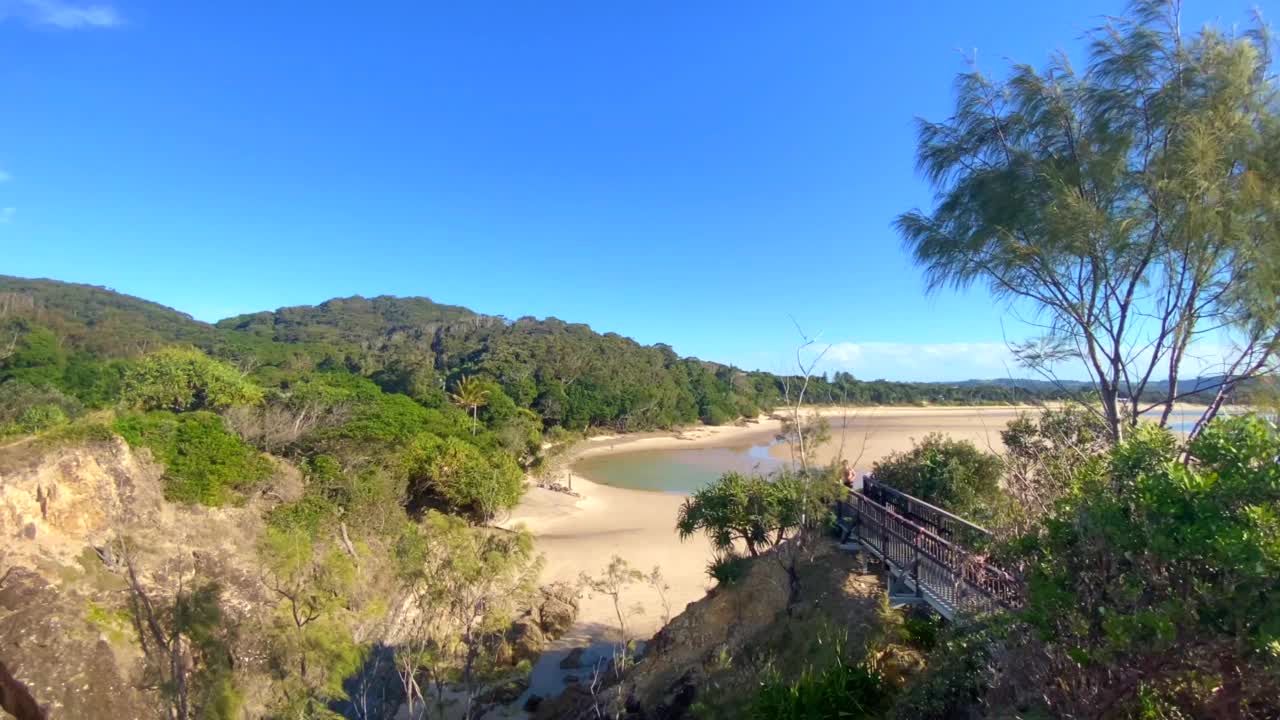 观景台上的海景视频素材