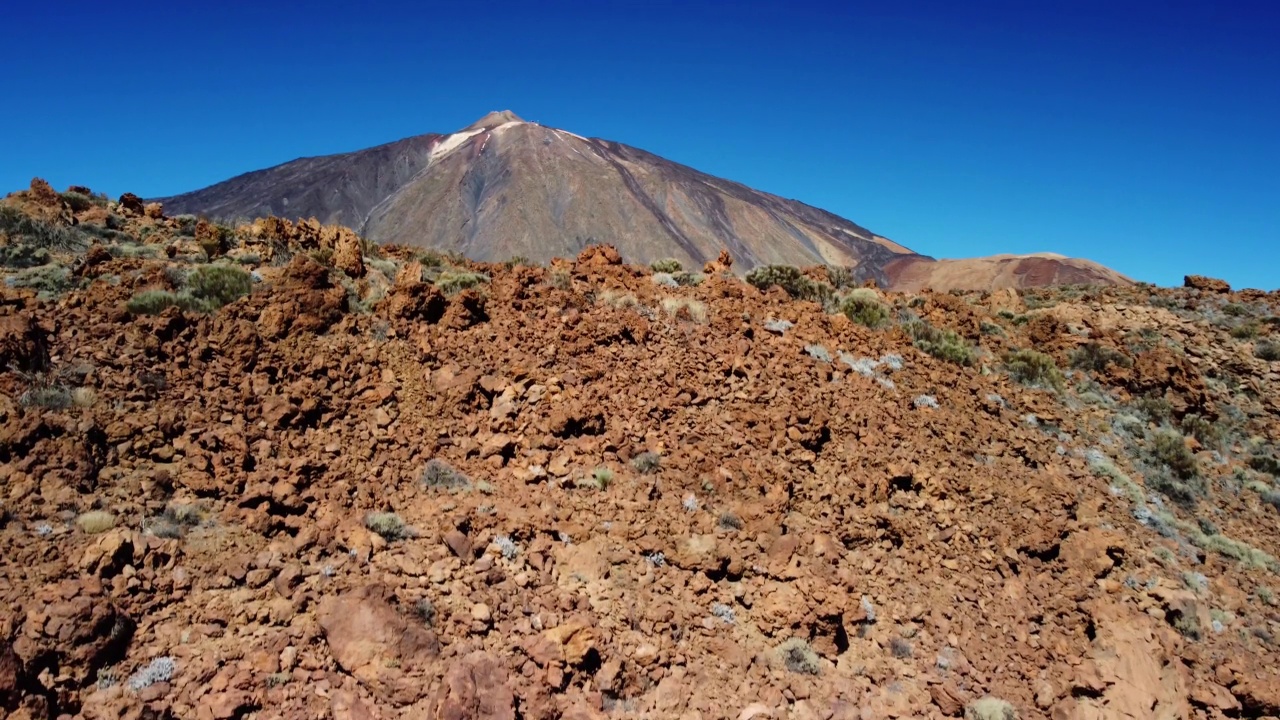 泰德山国家公园。加那利群岛。火山口是西班牙最高的山峰。视频素材