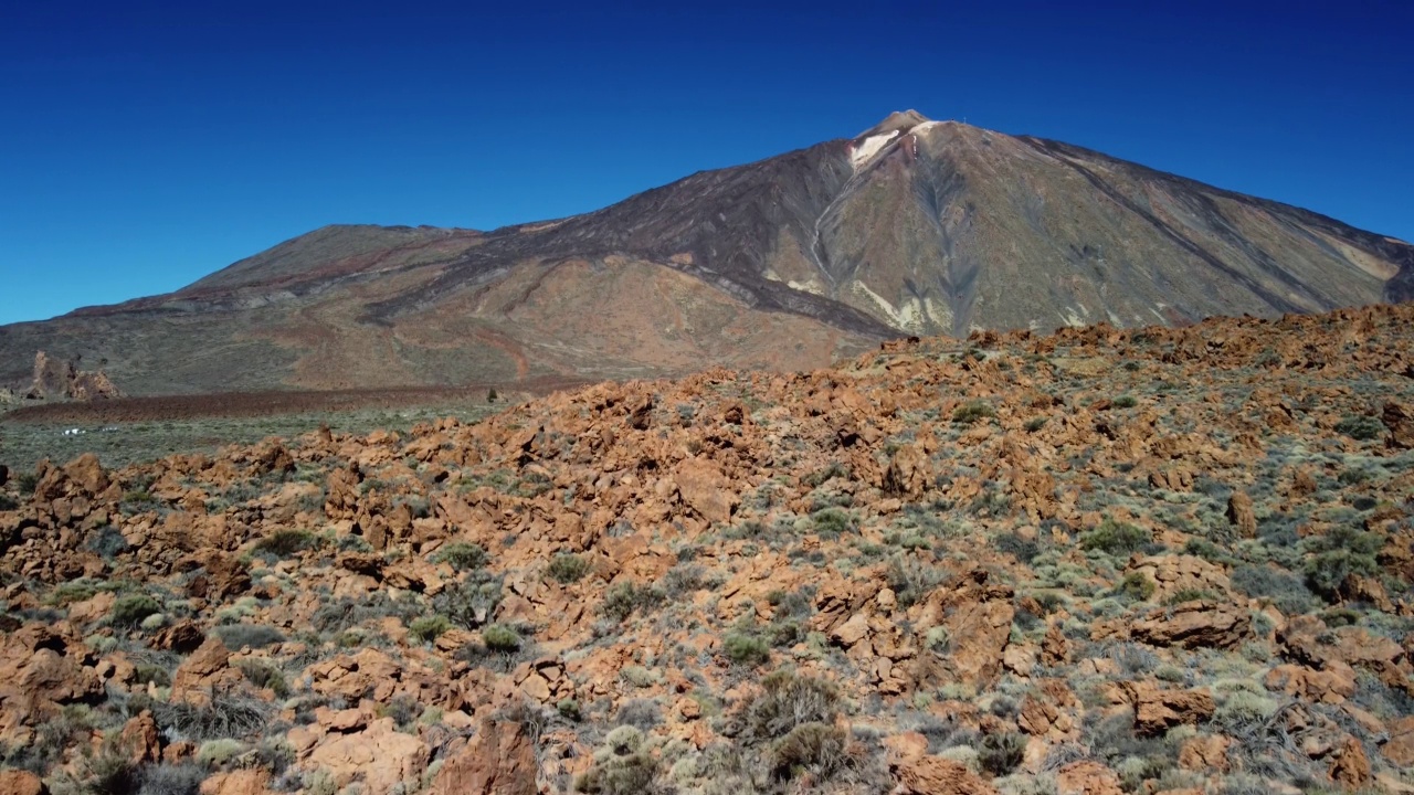 泰德山国家公园。加那利群岛。火山口是西班牙最高的山峰。视频素材