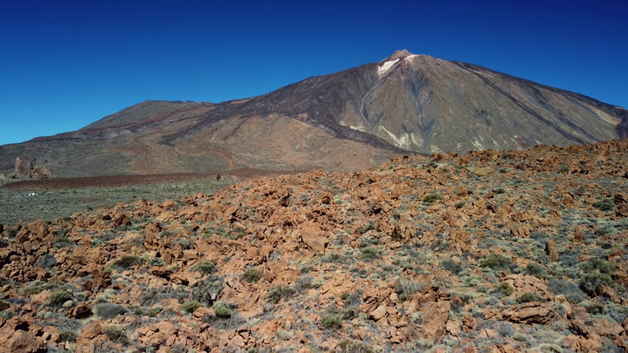 泰德山国家公园。加那利群岛。火山口是西班牙最高的山峰。视频素材