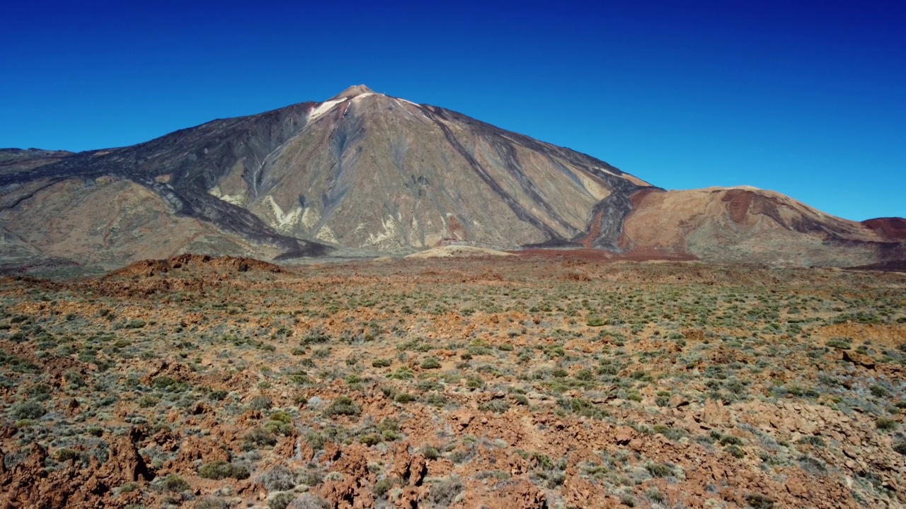 泰德山国家公园。加那利群岛。火山口是西班牙最高的山峰。视频素材