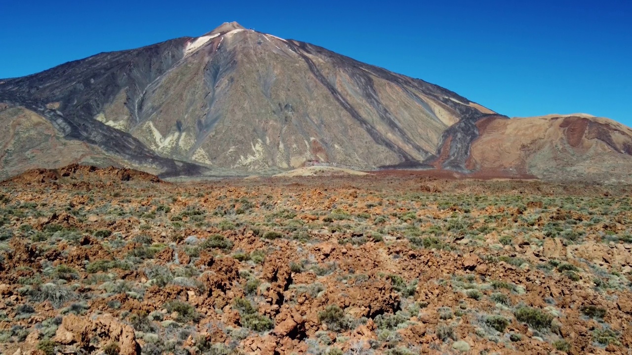 泰德山国家公园。加那利群岛。火山口是西班牙最高的山峰。视频素材