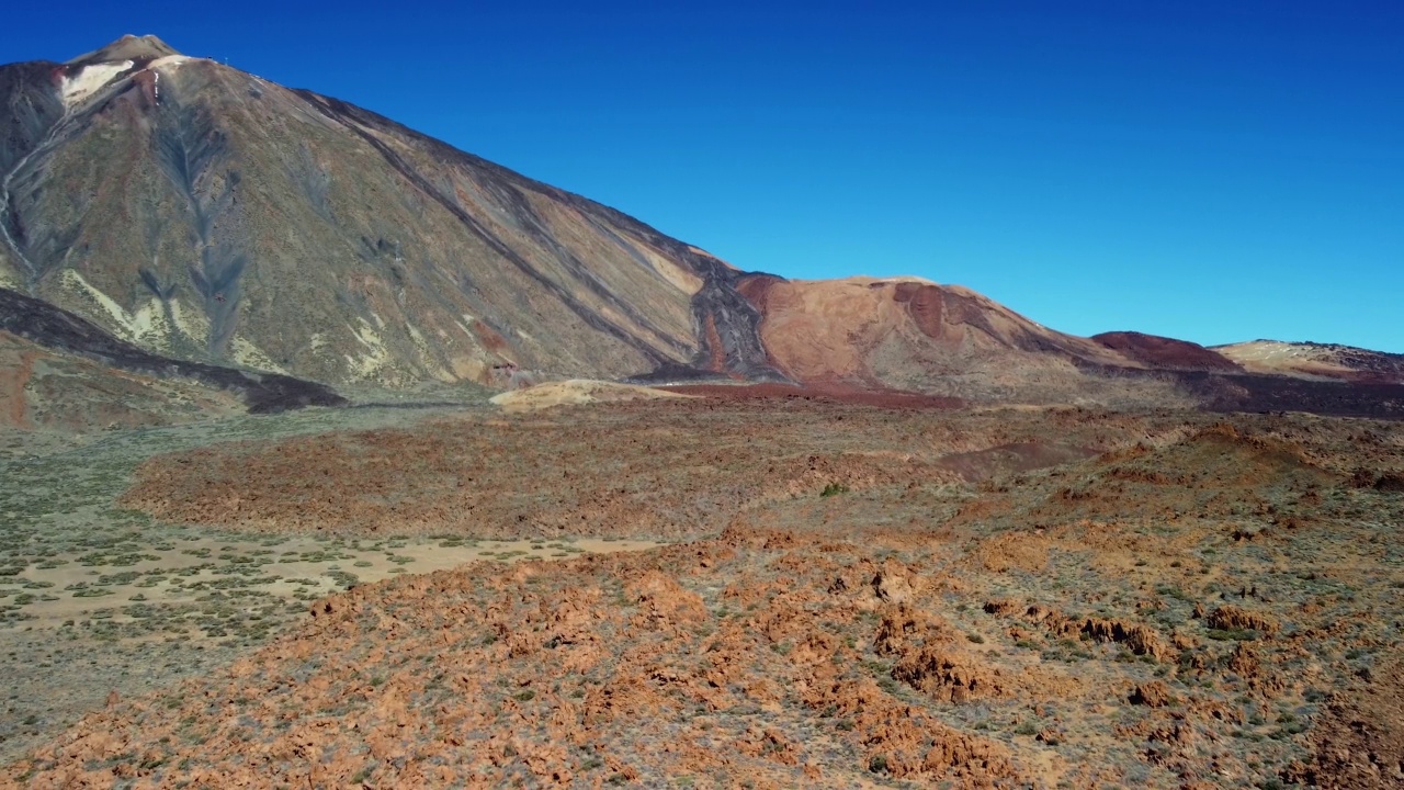 泰德山国家公园。加那利群岛。火山口是西班牙最高的山峰。视频素材