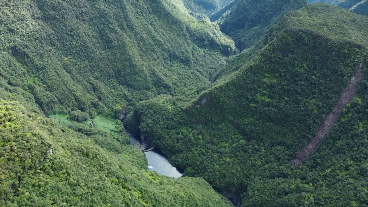 留尼旺岛上的Takamaka山谷视频素材