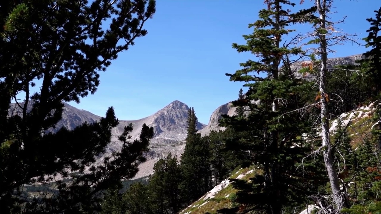 托尔山和科罗拉多大陆分水岭，印第安山峰荒野区。视频素材