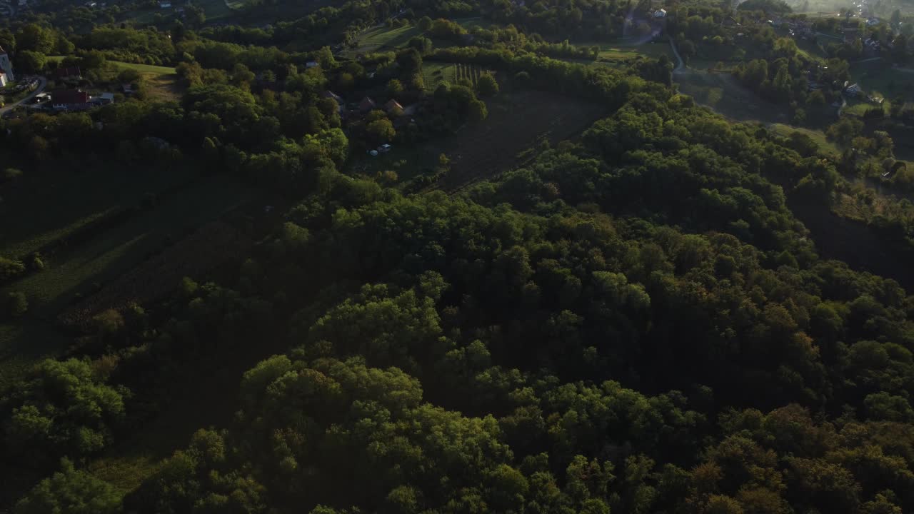 欧洲中部丘陵地区视频素材