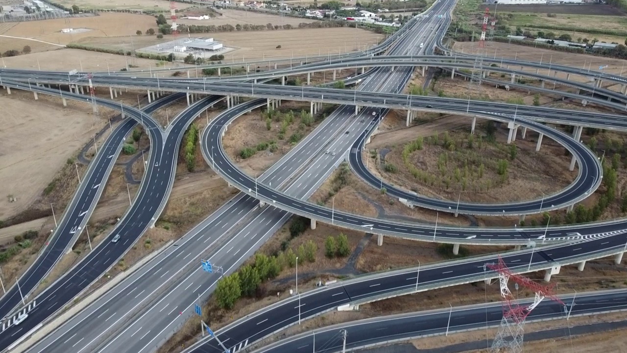 高速公路路口视频素材