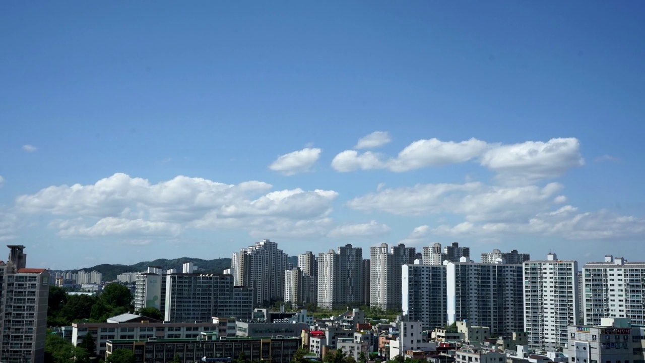 韩国大田市区/儒城区视频素材