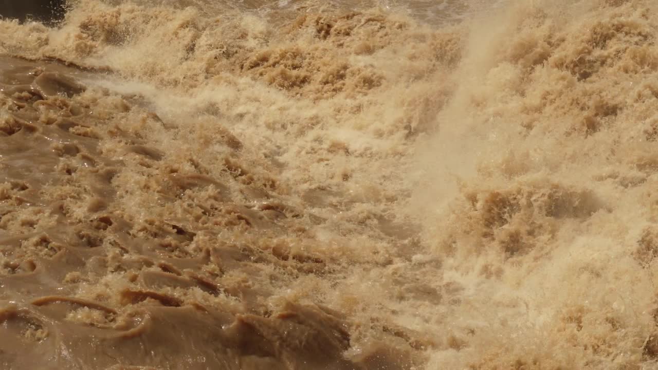 特写镜头水的力量视频素材