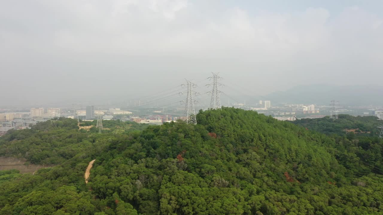 山地电网视频素材