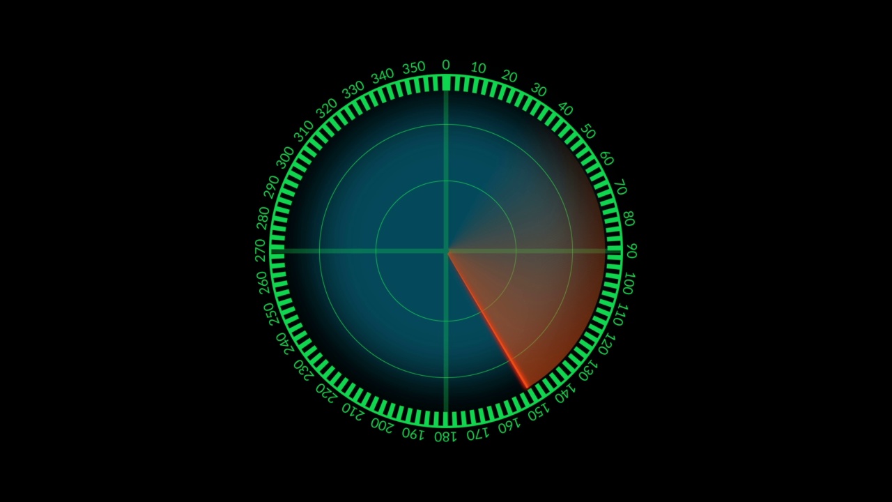 数字雷达，HUD元素视频下载