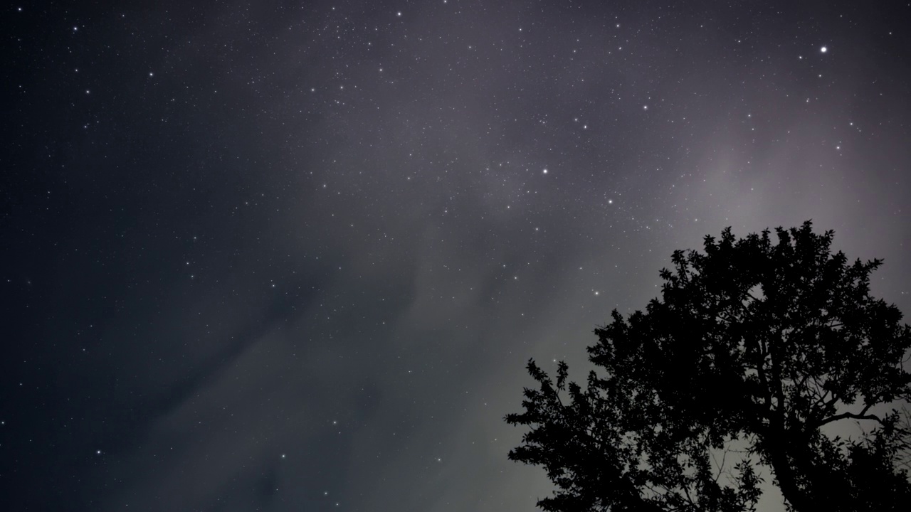 星星划过夜空视频素材