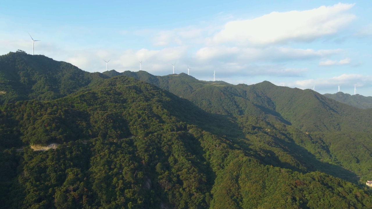 山、能源、风车视频素材