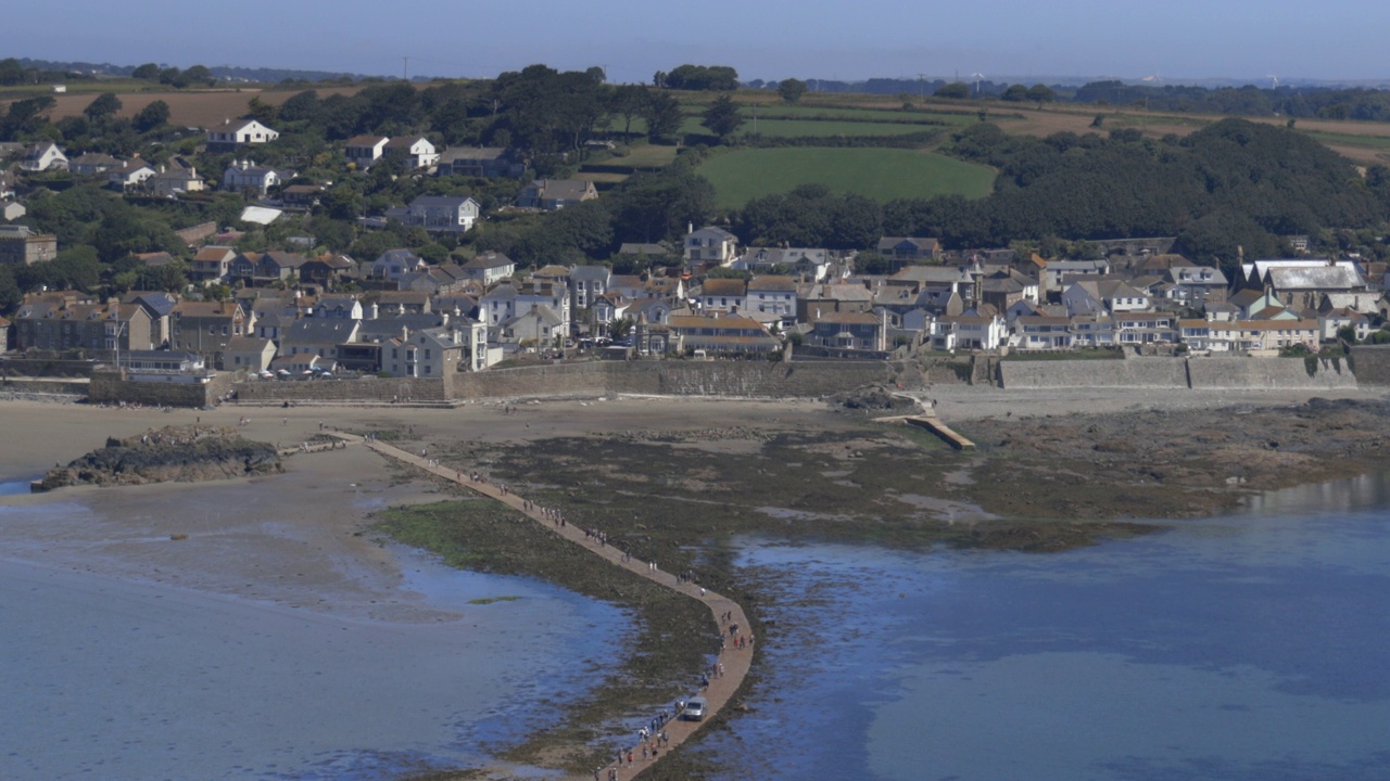 Marazion，康沃尔，英格兰，英国视频素材