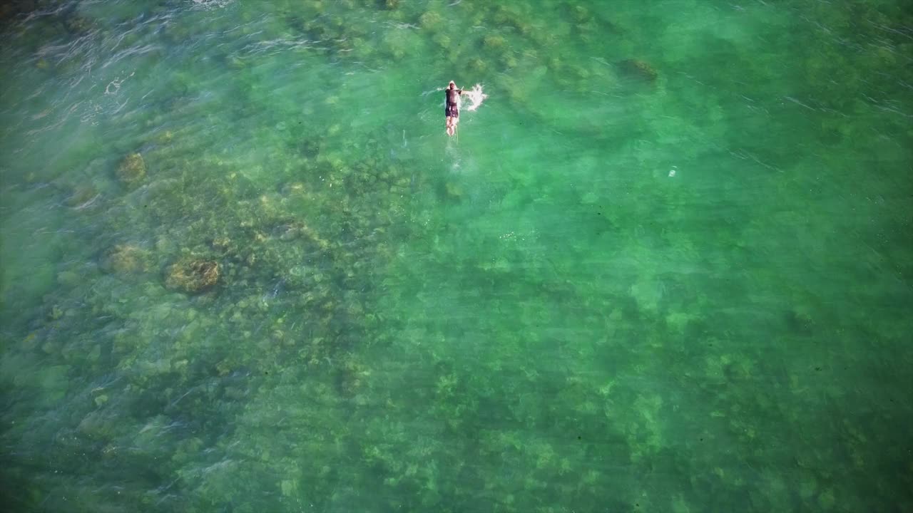 在夏威夷冲浪视频素材