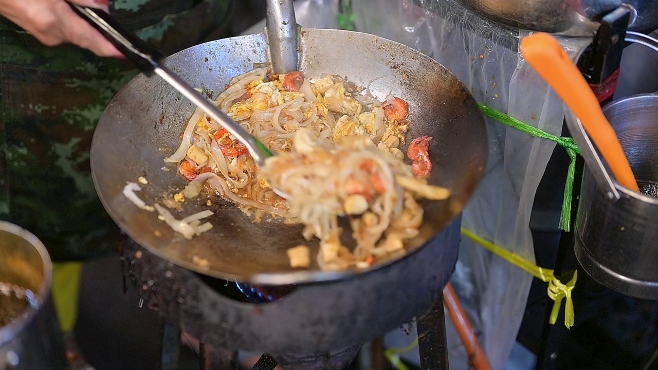 街海鲜市场。美食与旅游概念视频素材