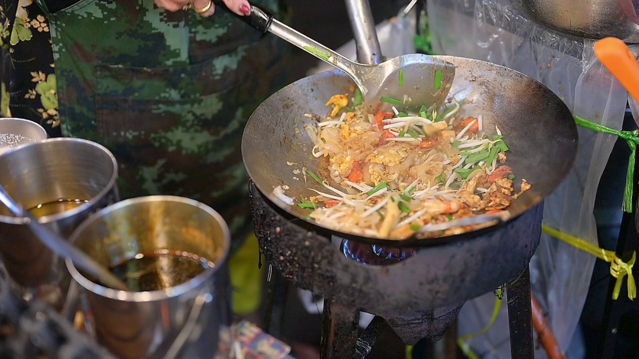 街海鲜市场。美食与旅游概念视频素材