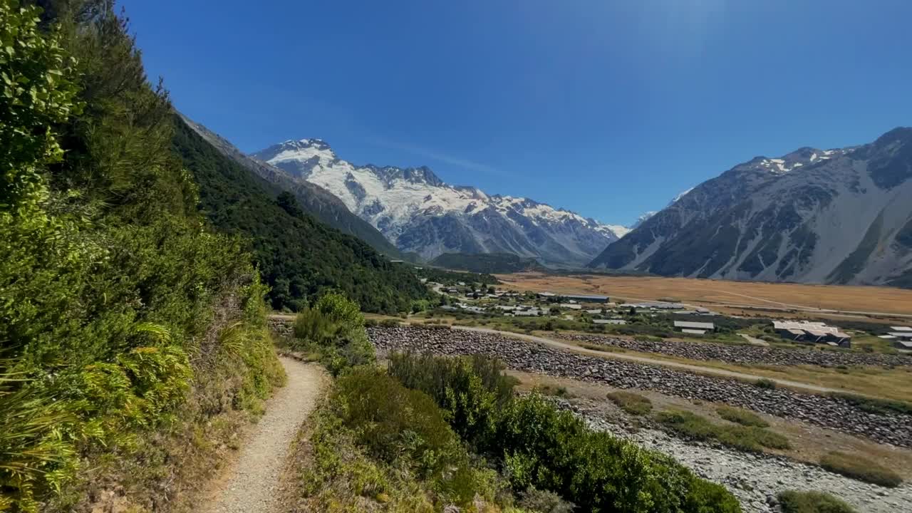 库克山村的红塔斯赛道视频素材