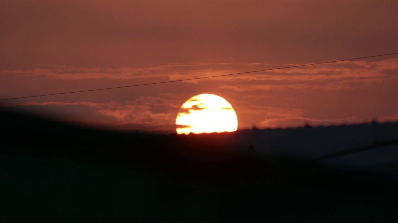 夕阳视频素材