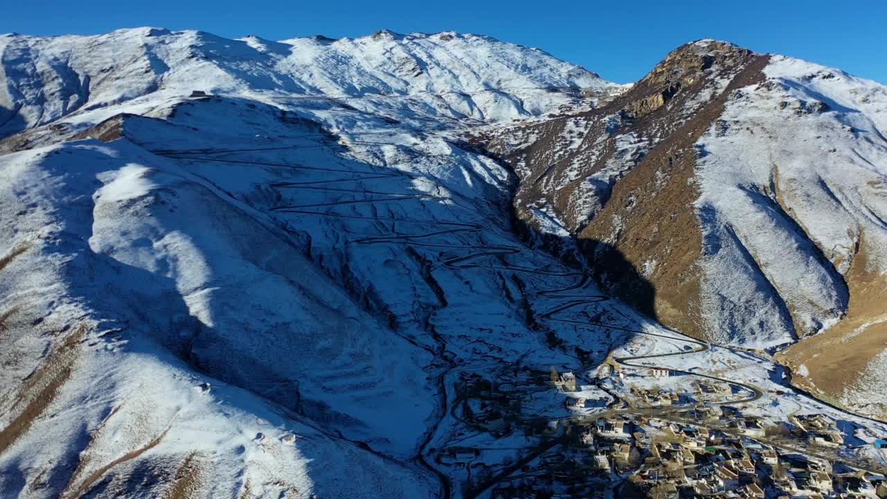 位于中国西藏的雪山喜马拉雅山。视频素材