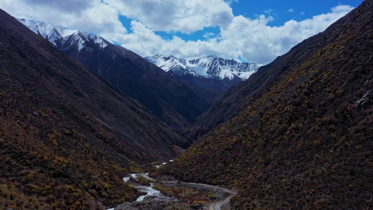 位于中国西藏的雪山喜马拉雅山。视频素材