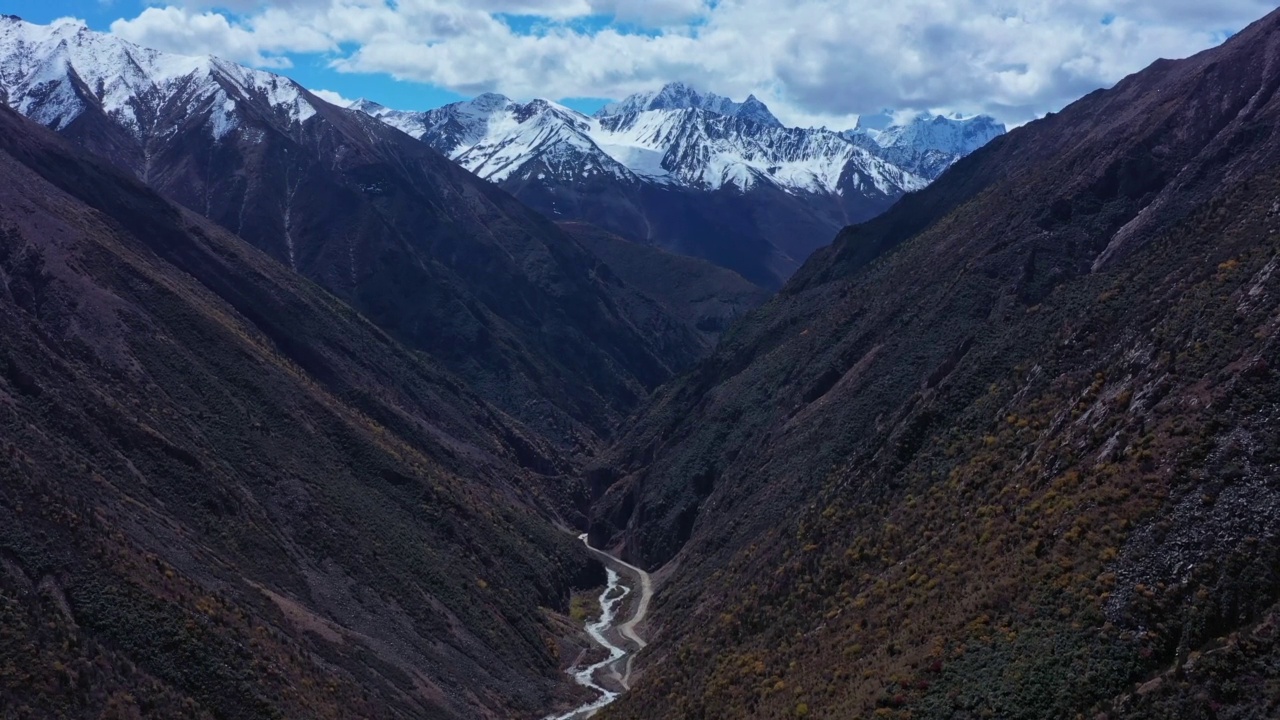 位于中国西藏的雪山喜马拉雅山。视频素材