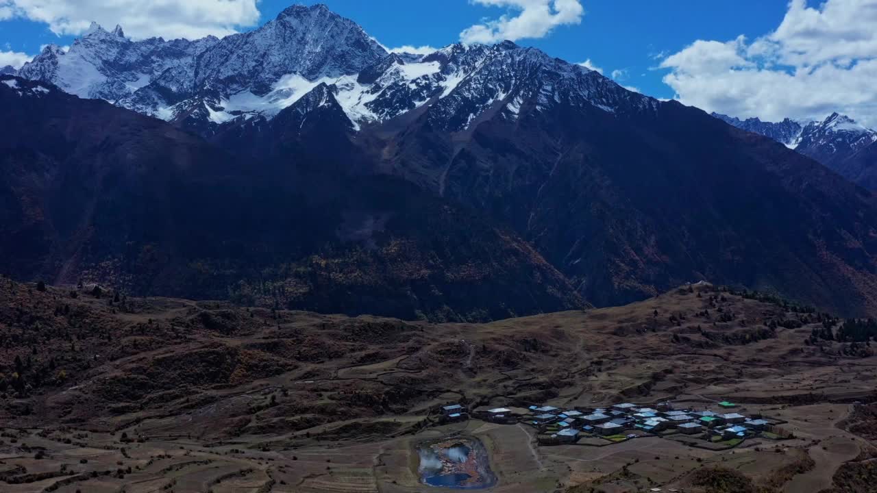 位于中国西藏的雪山喜马拉雅山。视频素材