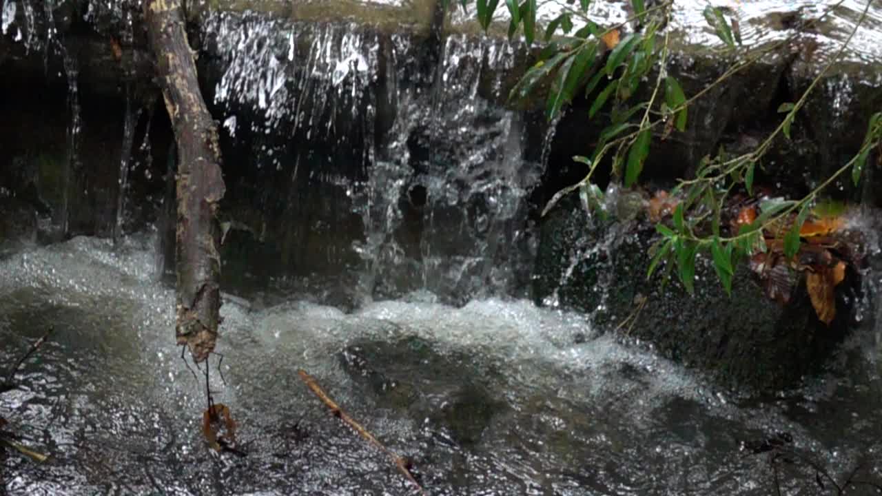 山河流水快，动作慢视频素材