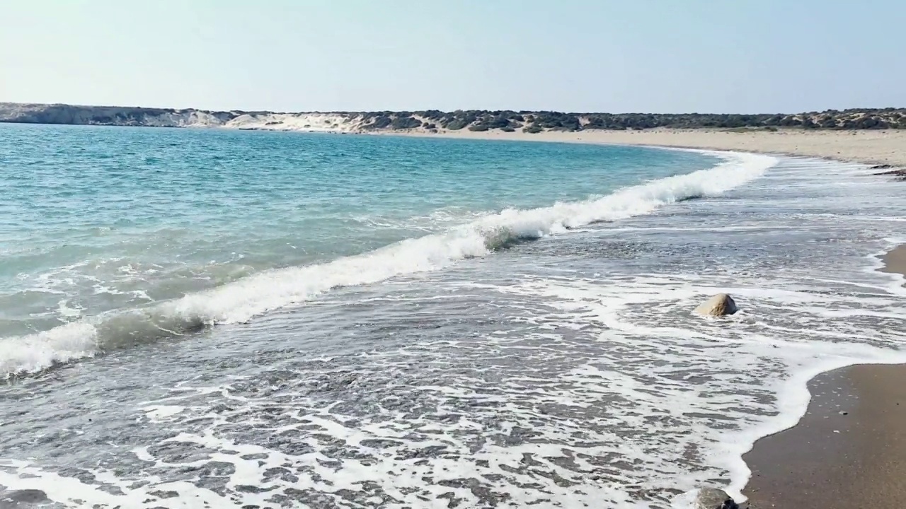 美丽的地中海海滩海景视频素材