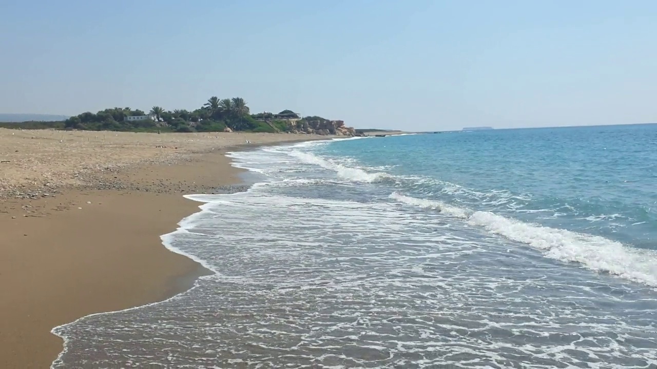 美丽的地中海海滩海景视频素材