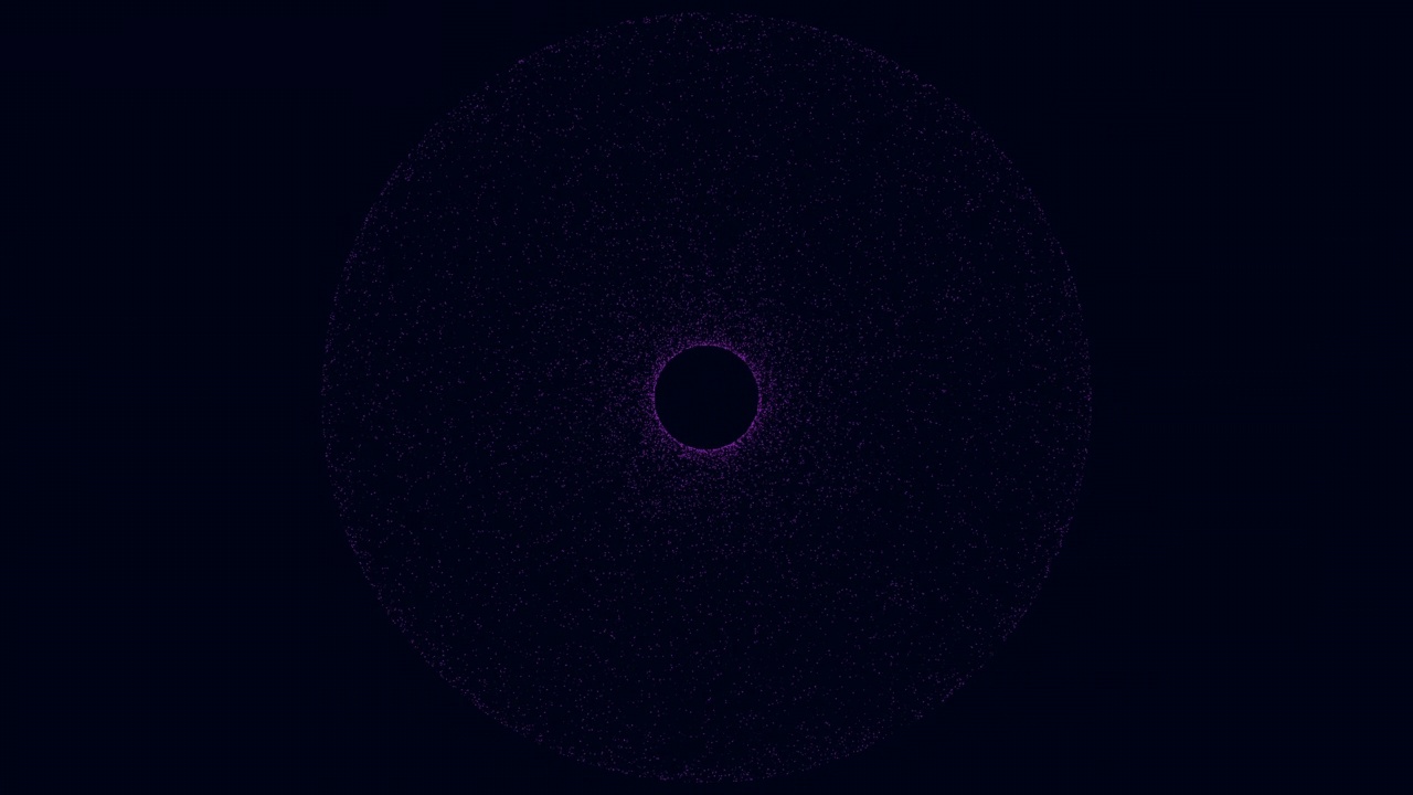 从星系中的恒星发出的光束视频素材