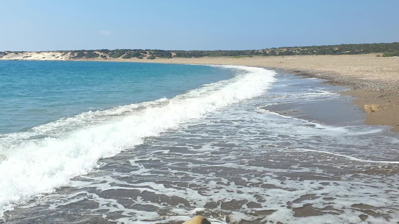 美丽的地中海海滩海景视频素材