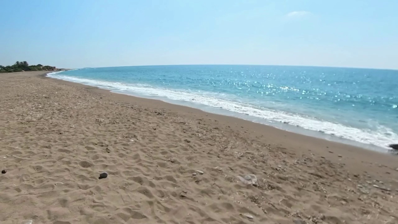 美丽的地中海海滩海景视频素材