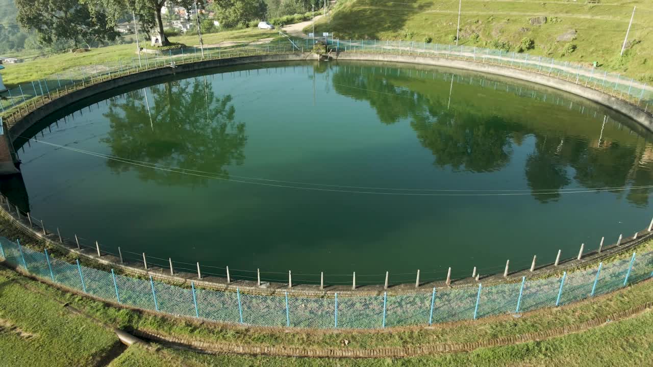 水电站水库视频素材