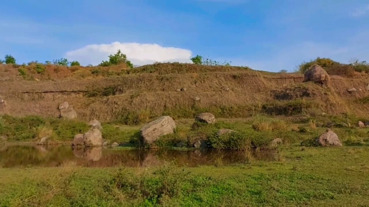 Ranu Manduro, Mojokerto，印度尼西亚爪哇东部视频素材