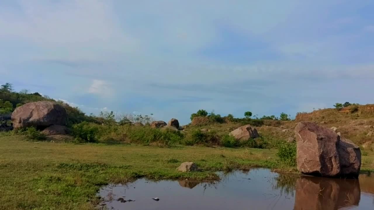 Ranu Manduro, Mojokerto，印度尼西亚爪哇东部视频素材