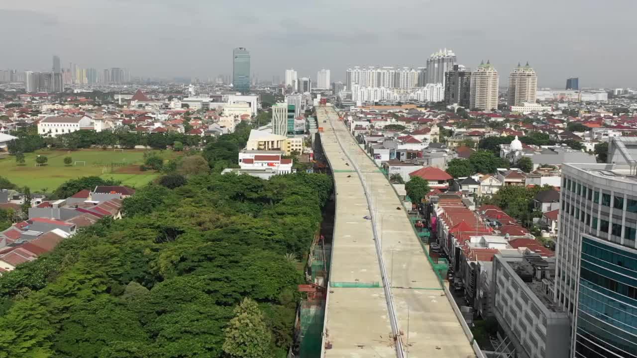 城市城市景观建筑现代化视频素材