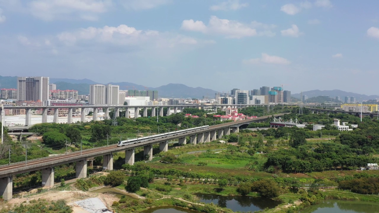 城市高铁视频素材