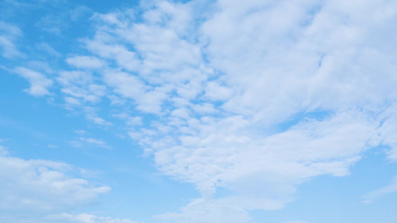 时间流逝的晴空视频素材