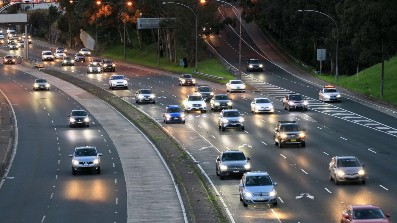 北悉尼高速公路视频素材